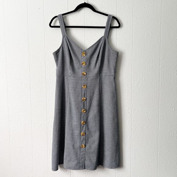 Modcloth Dresses & Skirts - ModCloth Womens Babydoll Dress Large Empire Career Dark Academia Preppy Y2K